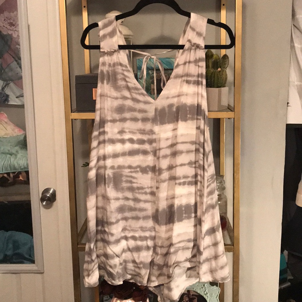 Flowy Romper with tie back